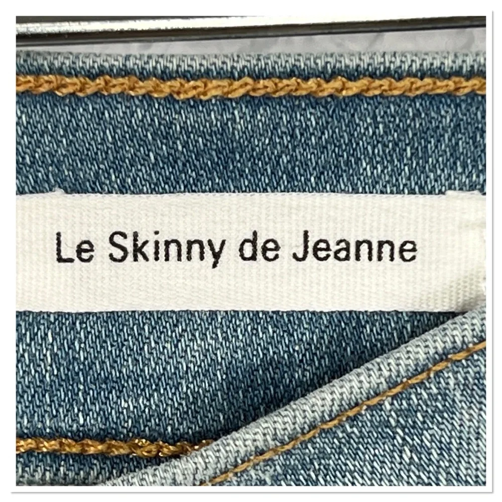 FRAME DENIM LE SKINNY DE JEANNE Marco Court Light Wash Sz 28