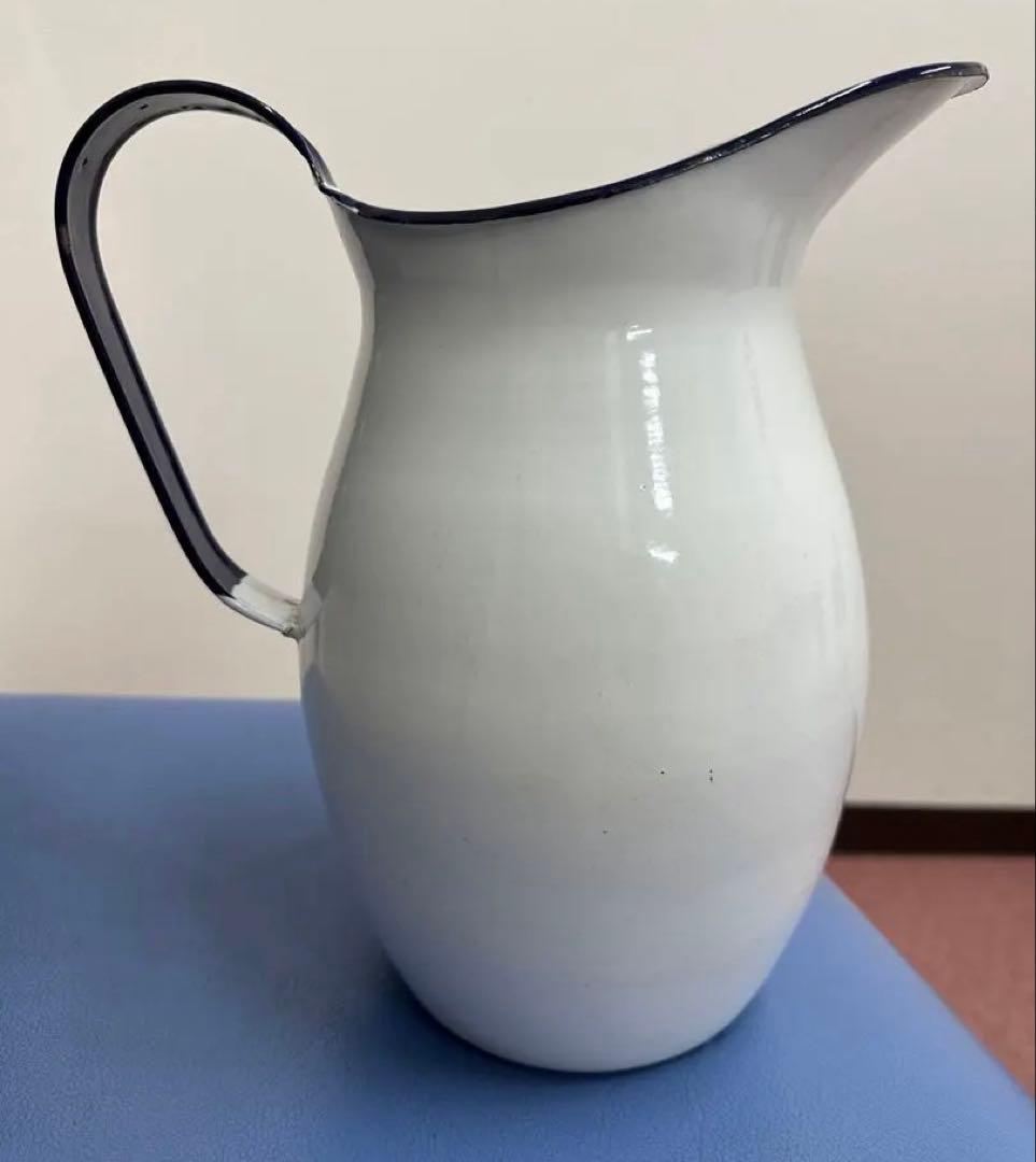 Enamel Water Pitcher/Jug - Antique